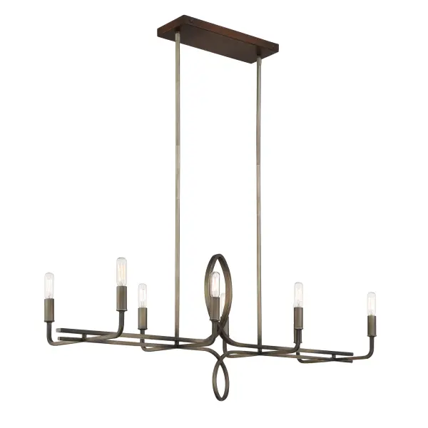 Yorkville 8-Light Island Chandelier by Robin Baron - Image 5