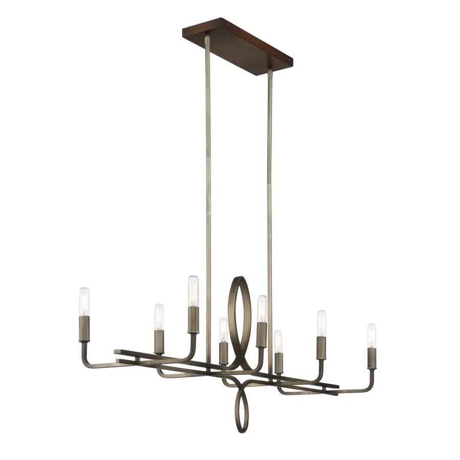 Yorkville 8-Light Island Chandelier by Robin Baron - Image 6