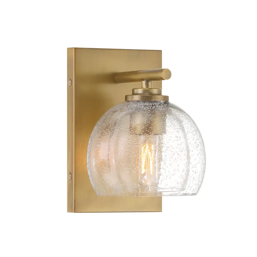 Glint 6" 1-Light Vanity in Legacy Brass - Image 1
