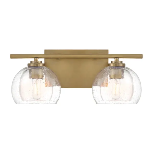 Glint 15.5" 2-Light Vanity in Legacy Brass - Image 1