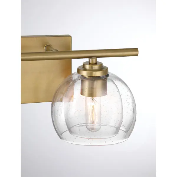 Glint 15.5" 2-Light Vanity in Legacy Brass - Image 3