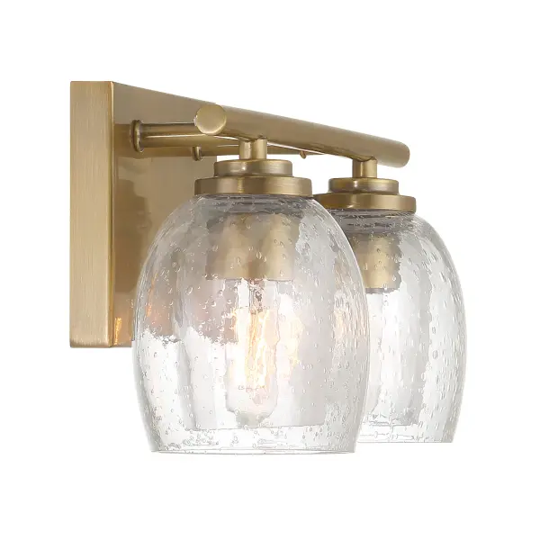 Glint 15.5" 2-Light Vanity in Legacy Brass - Image 4