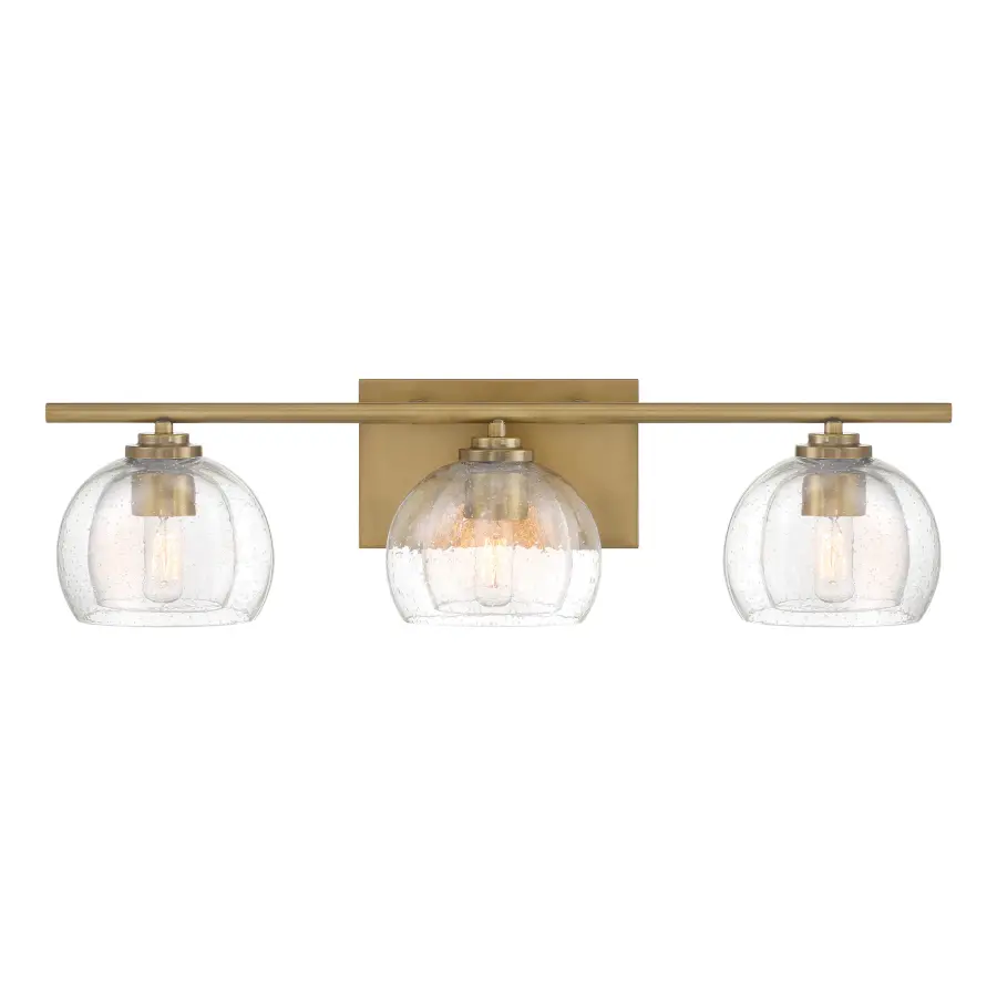Glint 24" 3-Light Vanity in Legacy Brass - Image 1