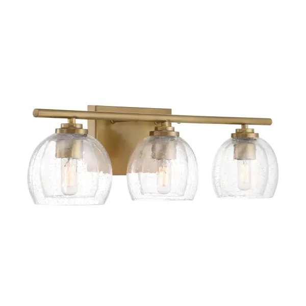 Glint 24" 3-Light Vanity in Legacy Brass - Image 3