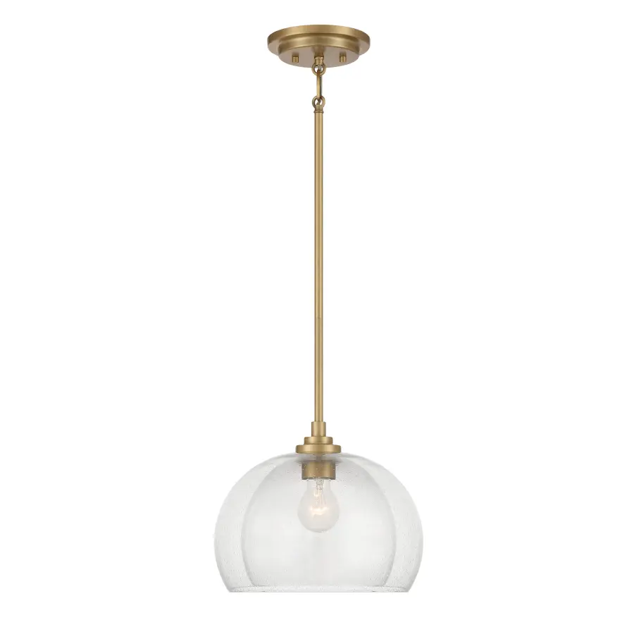 Glint 12" Convertible Semi Flush/Pendant in Legacy Brass - Image 8