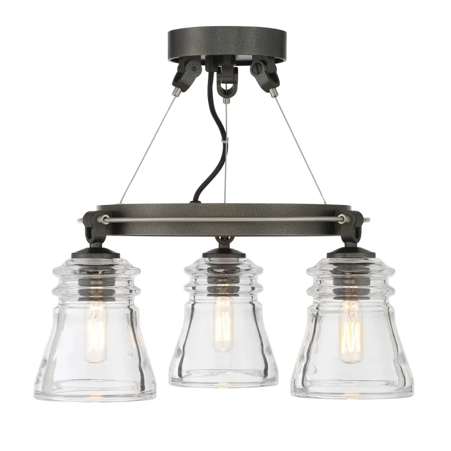 Graham Avenue 3-Light Semi Flush Mount - Image 4