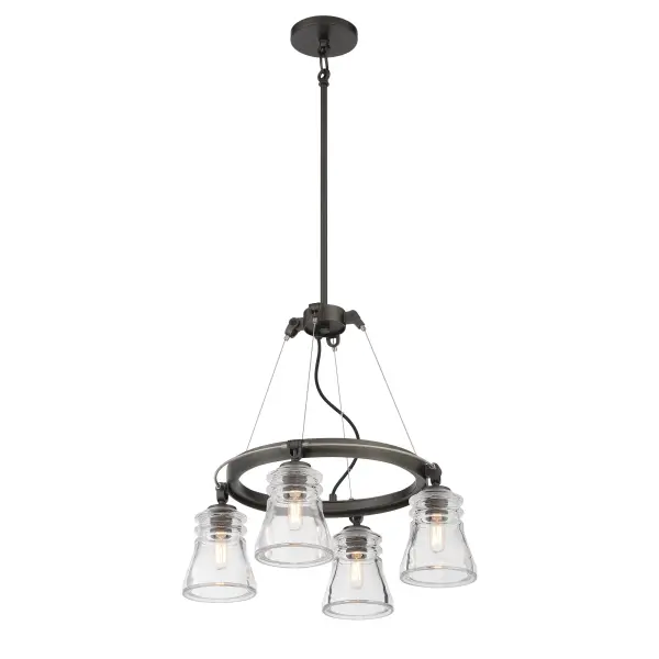 Graham Avenue 4-Light Chandelier - Image 4