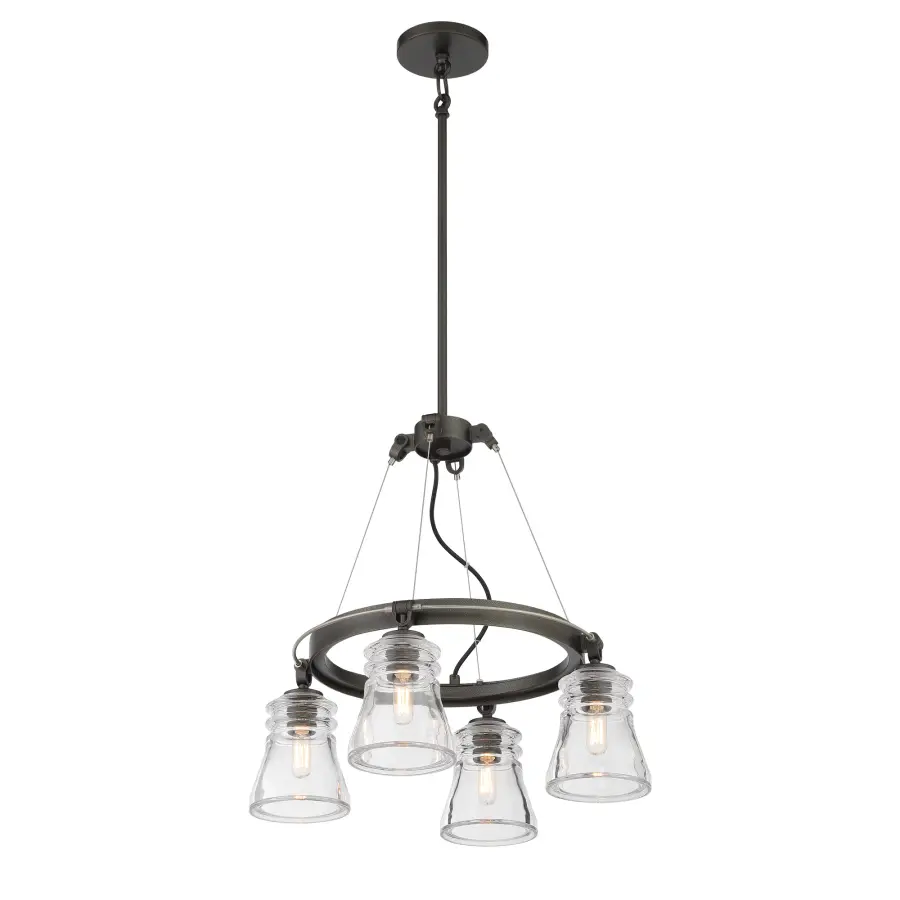 Graham Avenue 4-Light Chandelier - Image 4