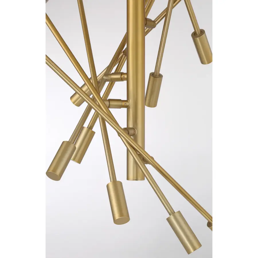 Auresa 8-Light Pendant in Soft Brass - Image 3