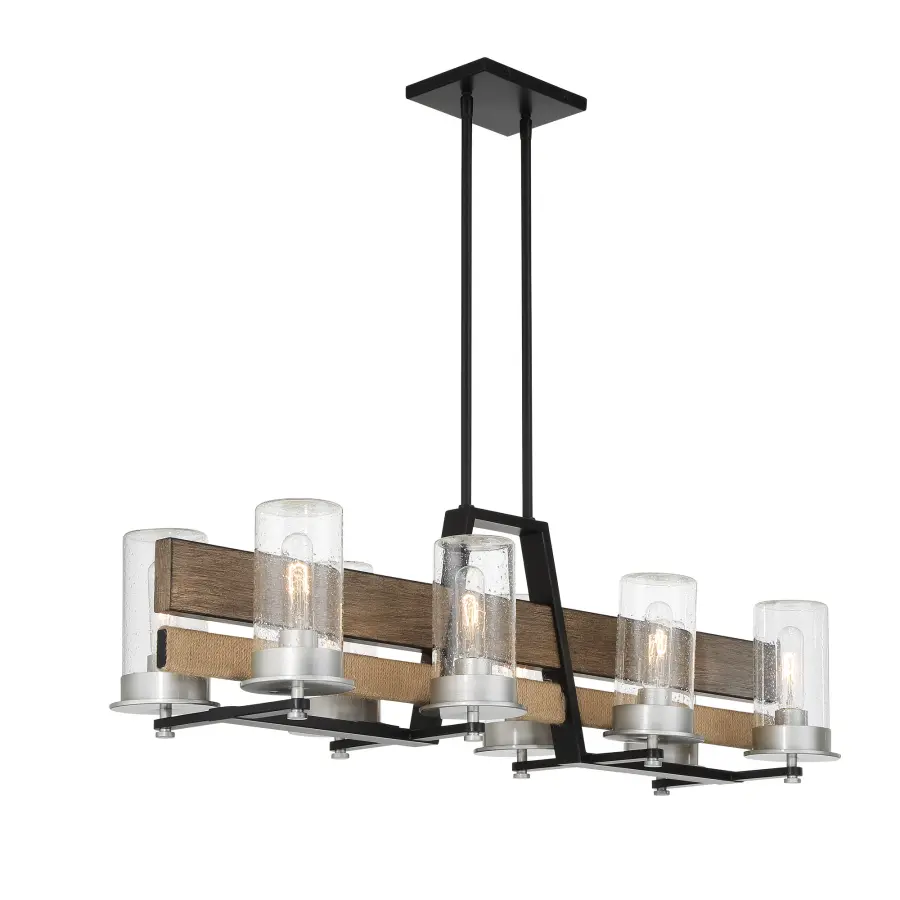 Silver Creek 8-Light Outdoor Island Chandelier - Image 4