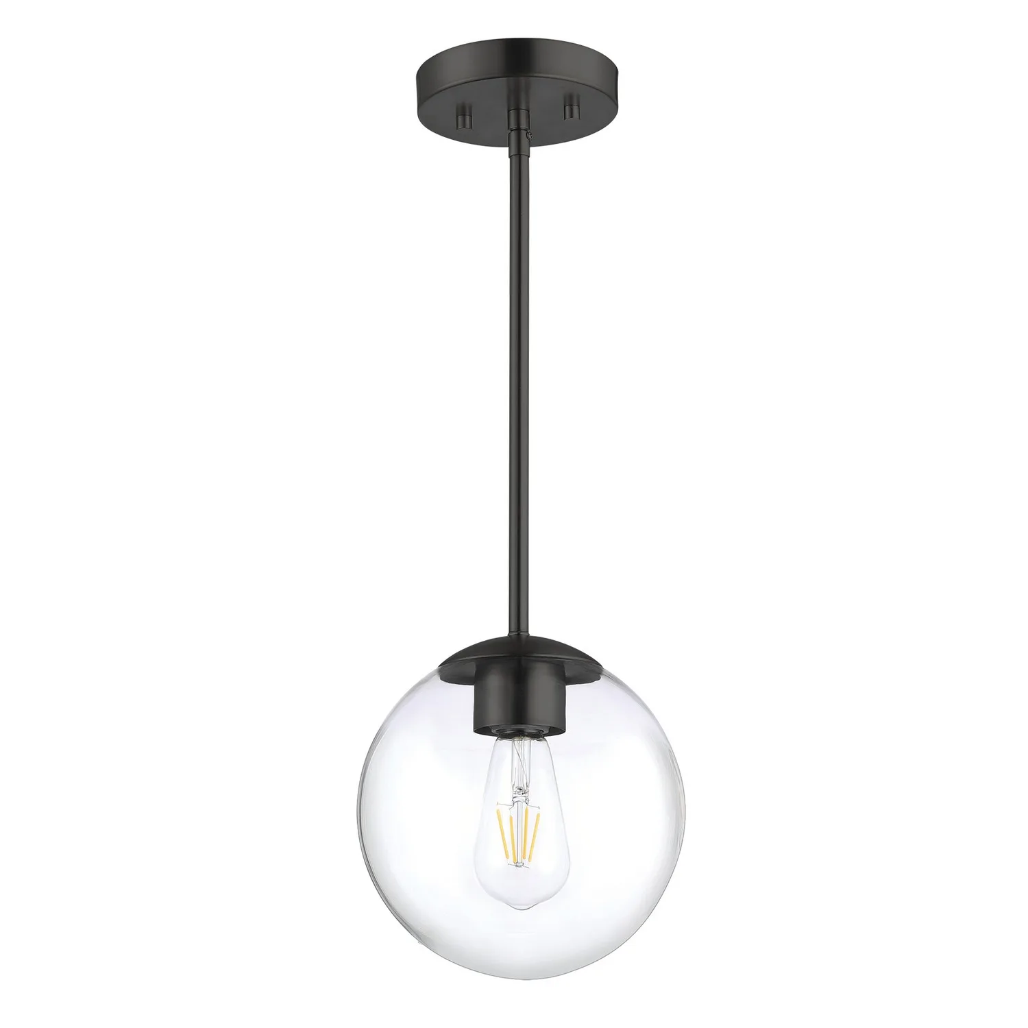 Auresa One Light Mini Pendant in Coal