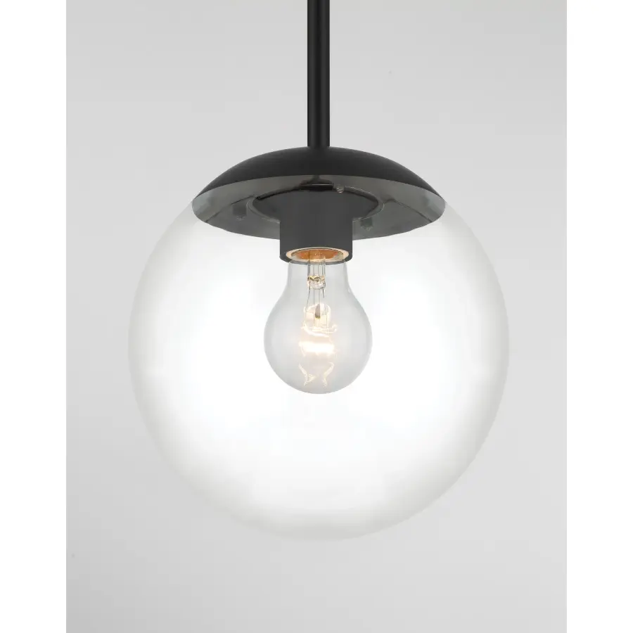 Auresa 1-Light Pendant in Coal Black - Image 2