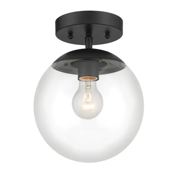 Auresa 1-Light Pendant in Coal Black - Image 3