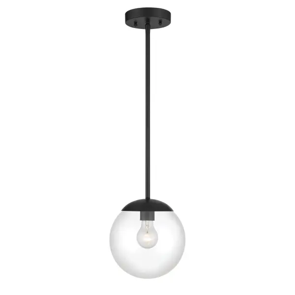 Auresa 1-Light Pendant in Coal Black - Image 4