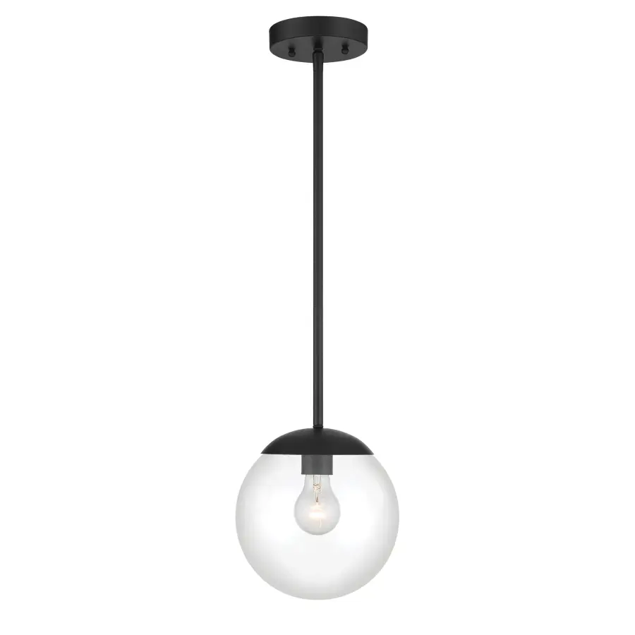 Auresa 1-Light Pendant in Coal Black - Image 4