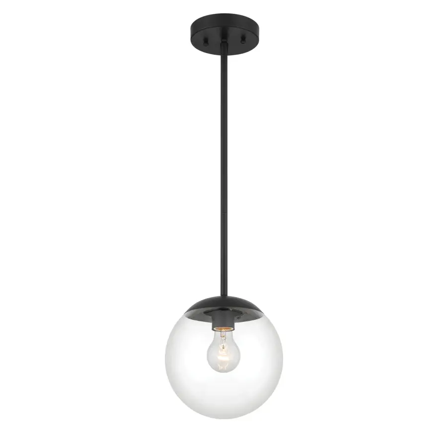 Auresa 1-Light Pendant in Coal Black - Image 5