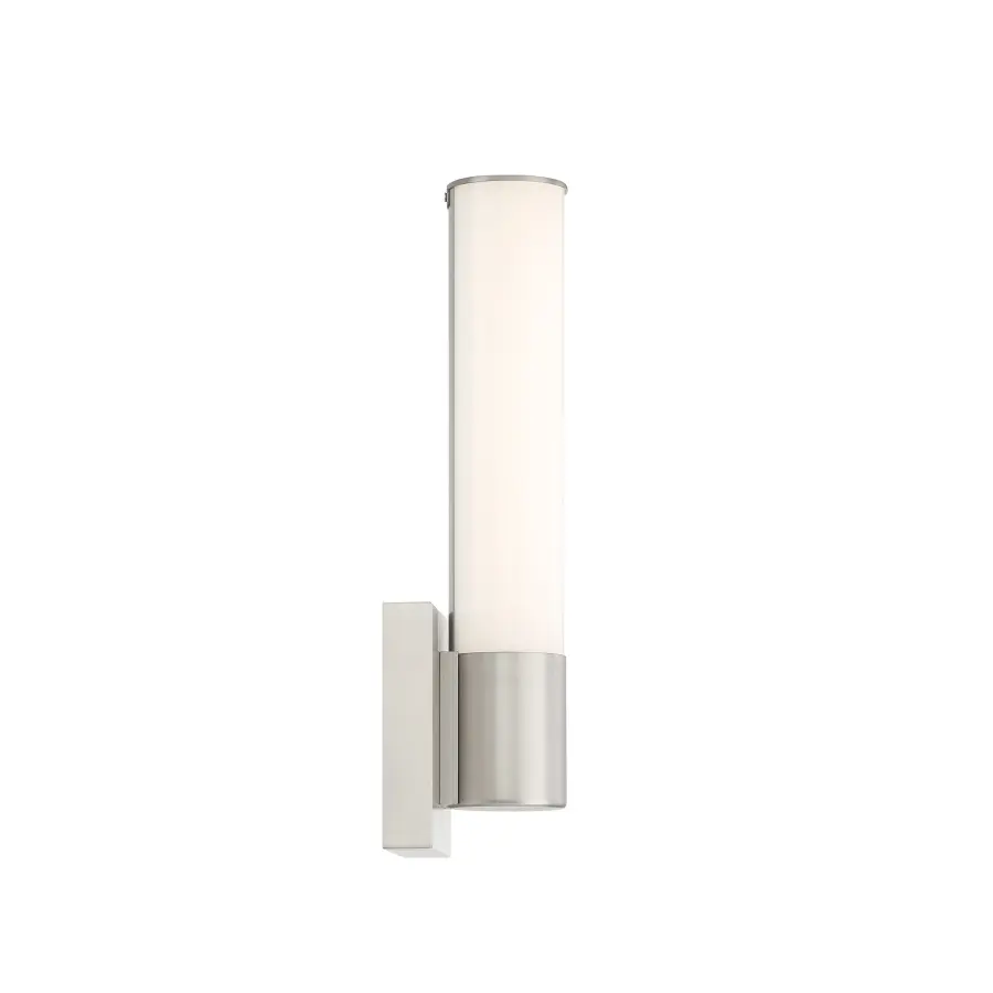 14" Round Vertical Cylinder LED Bath Sconce - Image 2