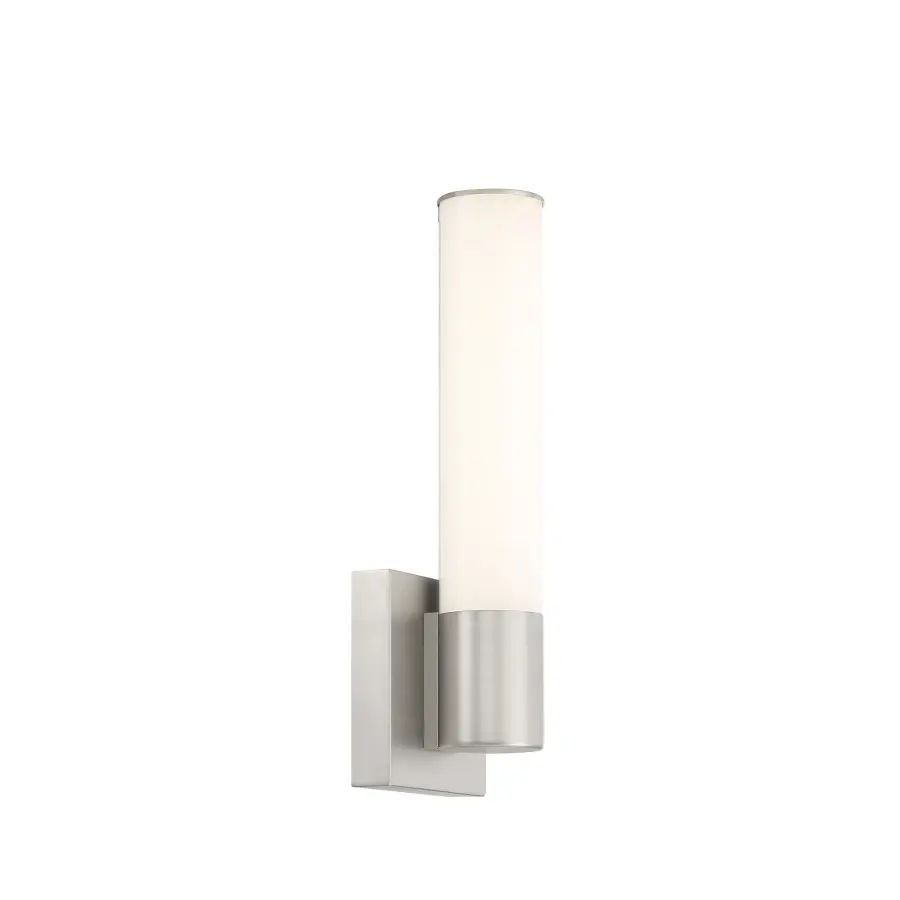 14" Round Vertical Cylinder LED Bath Sconce - Image 3