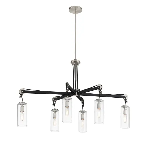 Modern Industrial Island Lighting with Mixed Metal Appeal