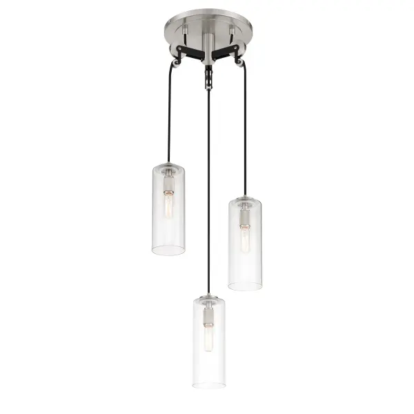 Industrial-Chic Pendant with Mixed Metal Appeal