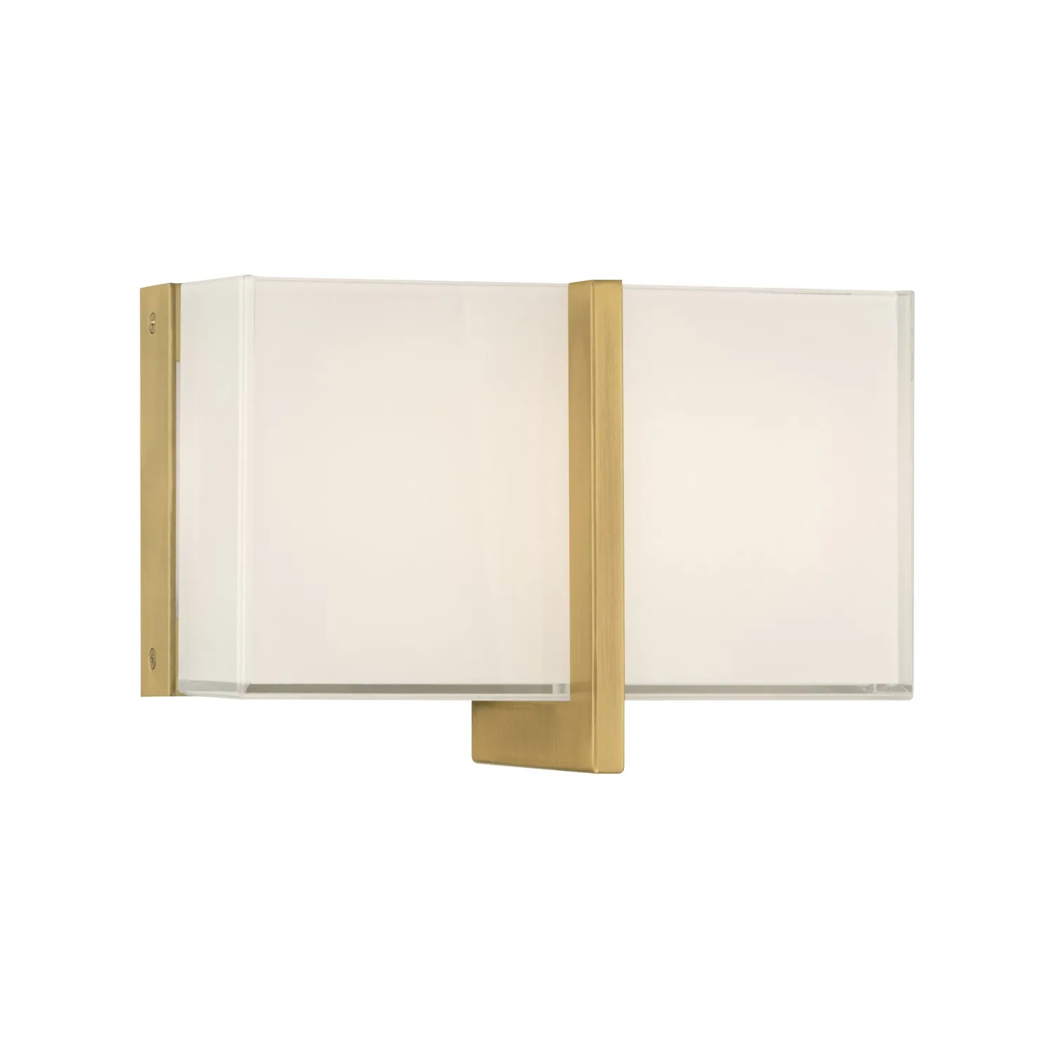 High Rise LED Bath Bar in Legacy Brass