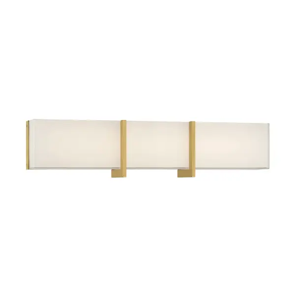 High Rise 24.25" LED Bath Bar in Legacy Brass - Image 9