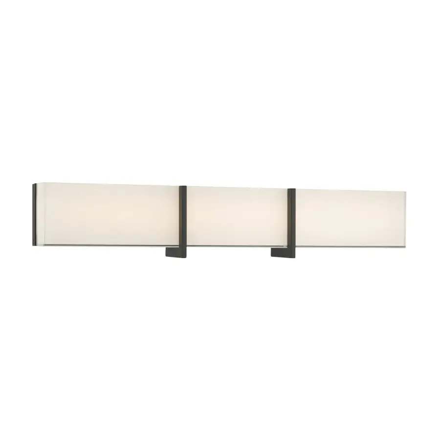 High Rise 30.25" LED Bath Bar in Dark Matte Black - Image 1
