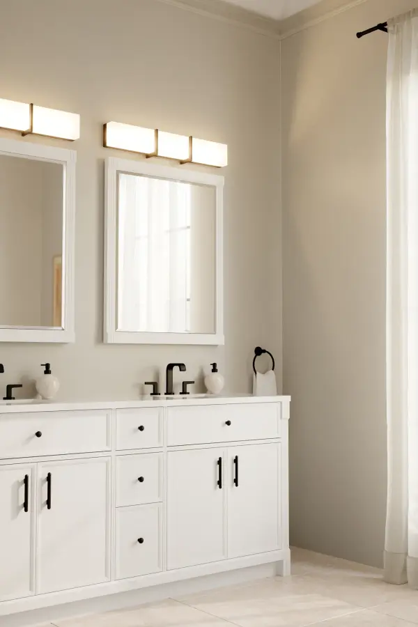 High Rise 30.25" LED Bath Bar in Dark Matte Black - Image 4