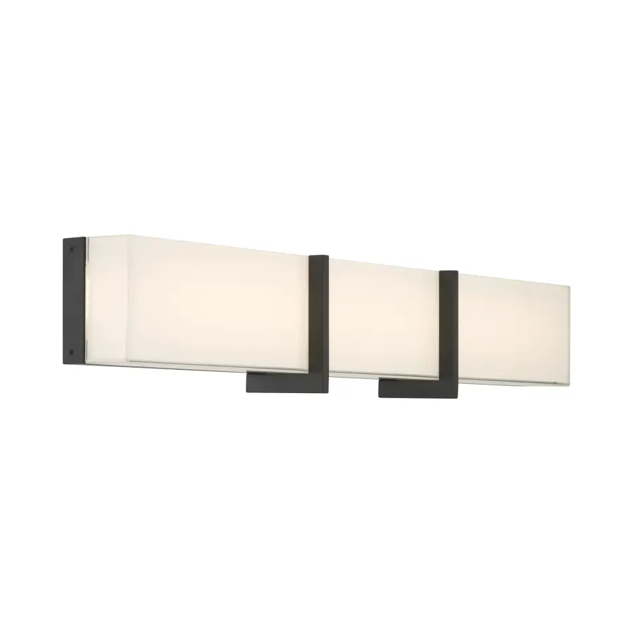 High Rise 30.25" LED Bath Bar in Dark Matte Black - Image 6