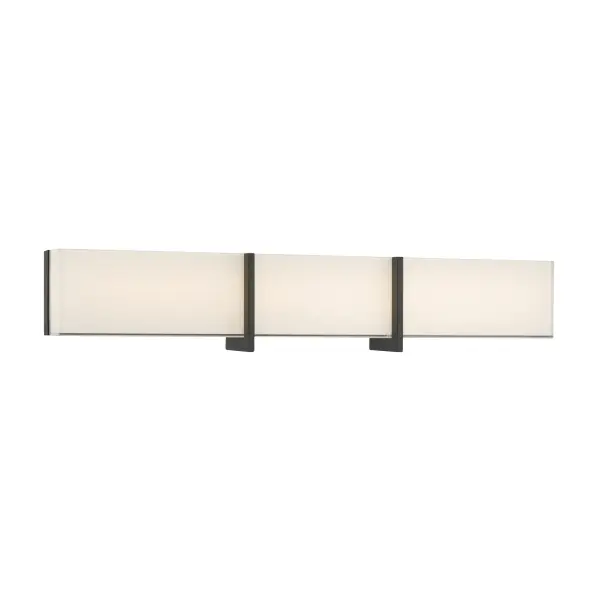 High Rise 30.25" LED Bath Bar in Dark Matte Black - Image 7