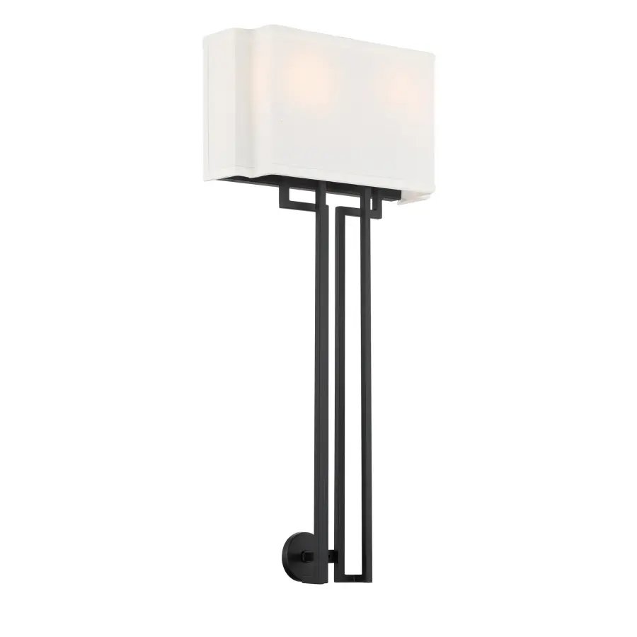 Upham Estates 2-Light Wall Torchiere - Image 2