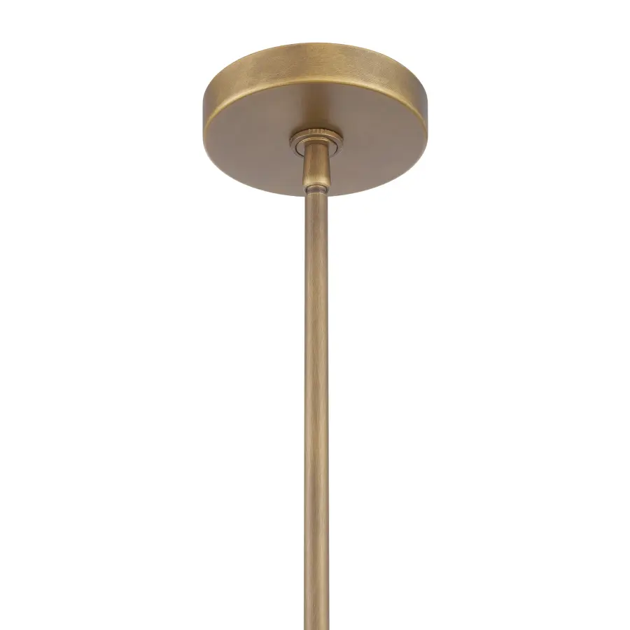 York 16" Natural Brass Pendant Light - Image 4