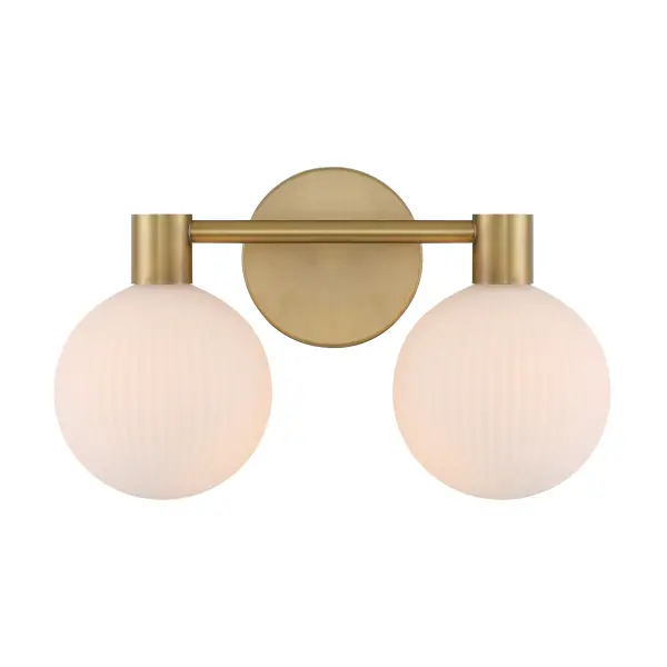 Fenton 15" 2-Light Vanity in Legacy Brass - Image 1