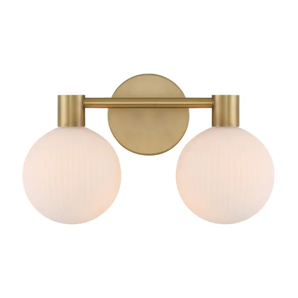 Fenton 15" 2-Light Vanity in Legacy Brass - Image 2