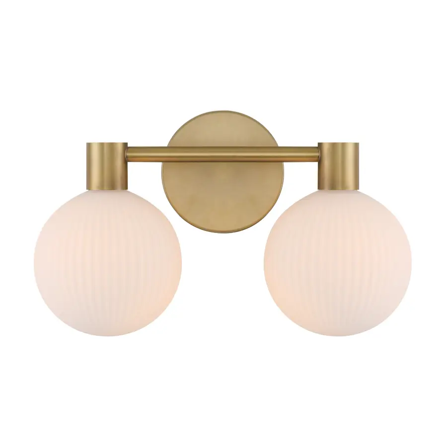 Fenton 15" 2-Light Vanity in Legacy Brass - Image 2