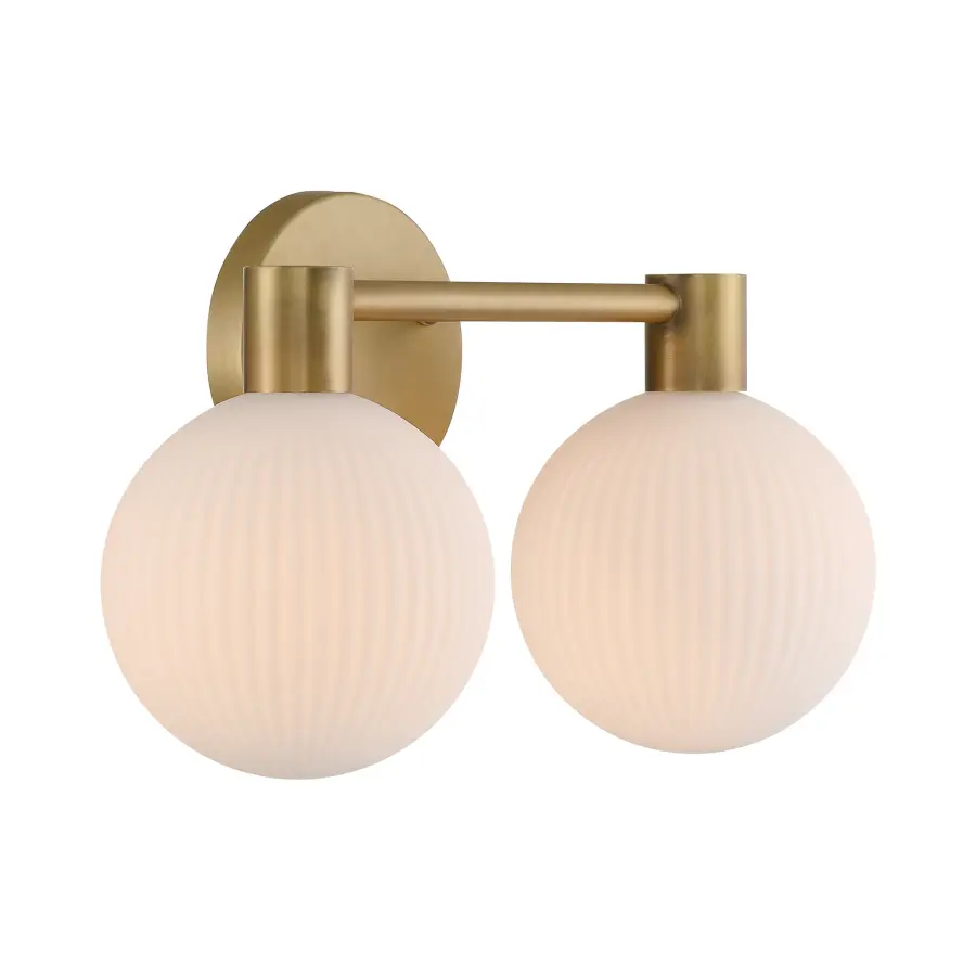 Fenton 15" 2-Light Vanity in Legacy Brass - Image 4