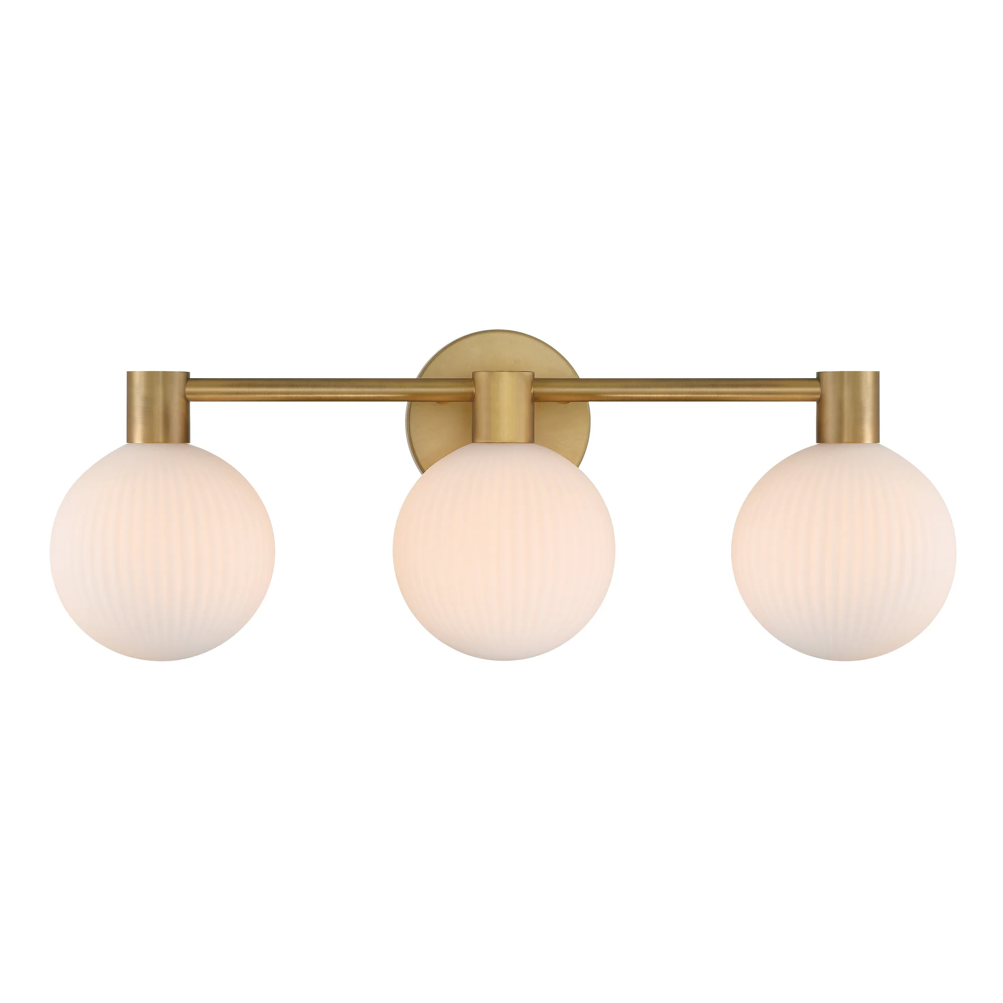 Fenton 24" 3-Light Vanity in Legacy Brass