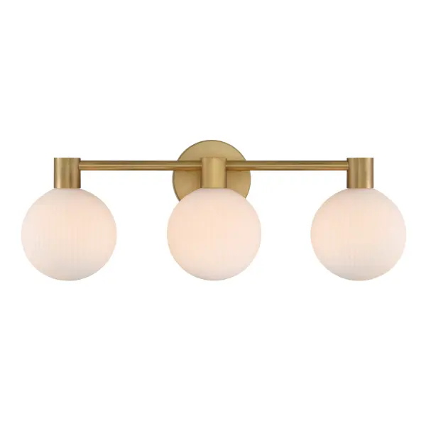 Fenton 24" 3-Light Vanity in Legacy Brass - Image 1