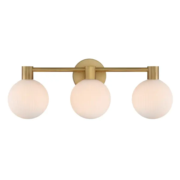Fenton 24" 3-Light Vanity in Legacy Brass - Image 2