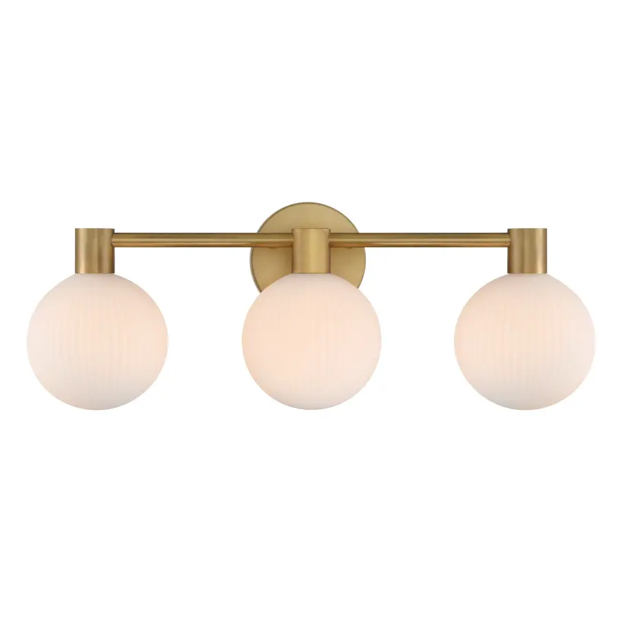 Fenton 24" 3-Light Vanity in Legacy Brass - Image 2