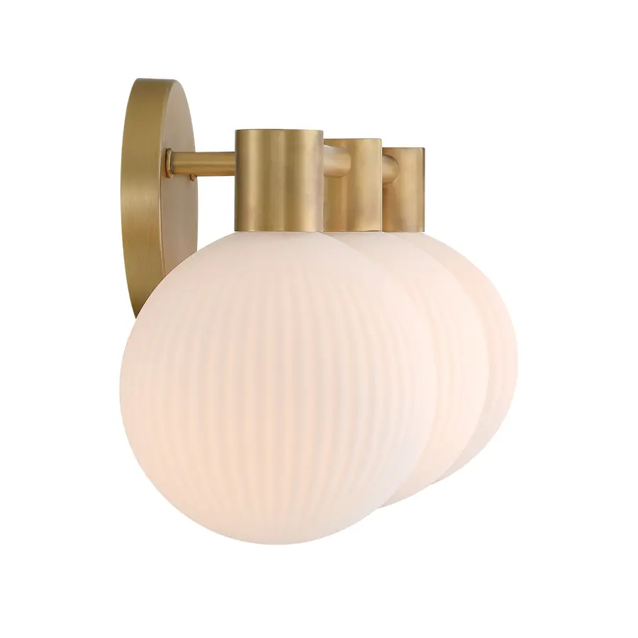 Fenton 24" 3-Light Vanity in Legacy Brass - Image 3