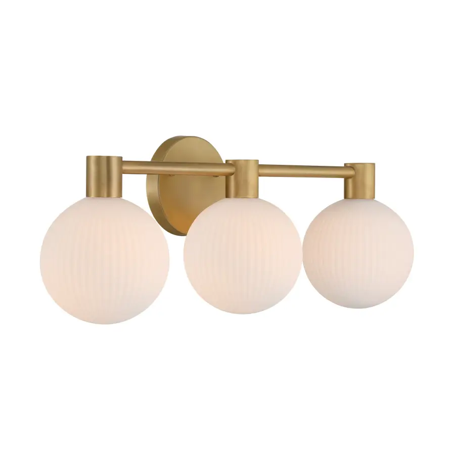 Fenton 24" 3-Light Vanity in Legacy Brass - Image 4