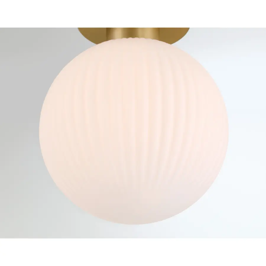 Fenton 10" Flush Mount in Legacy Brass - Image 2