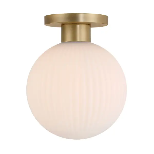 Fenton 10" Flush Mount in Legacy Brass - Image 3