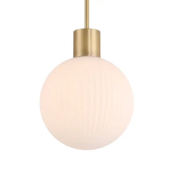 Fenton 10" 1-Light Pendant in Legacy Brass - Image 1