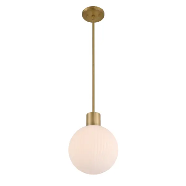 Fenton 10" 1-Light Pendant in Legacy Brass - Image 4