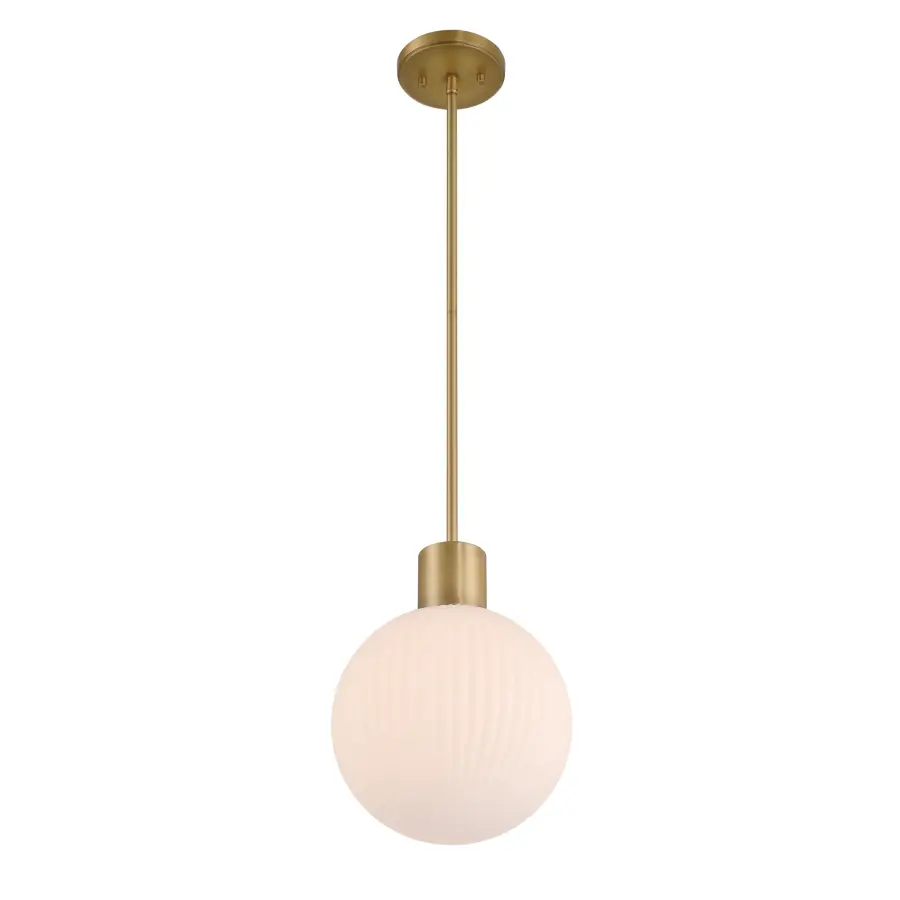 Fenton 10" 1-Light Pendant in Legacy Brass - Image 4