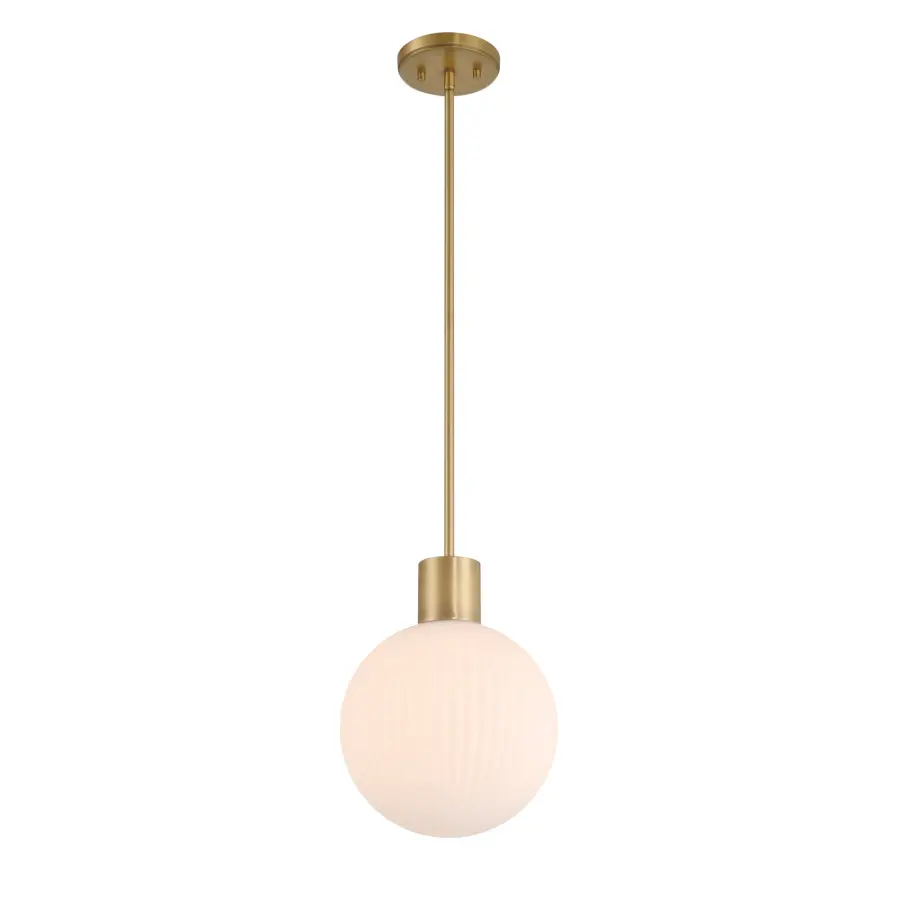 Fenton 10" 1-Light Pendant in Legacy Brass - Image 5