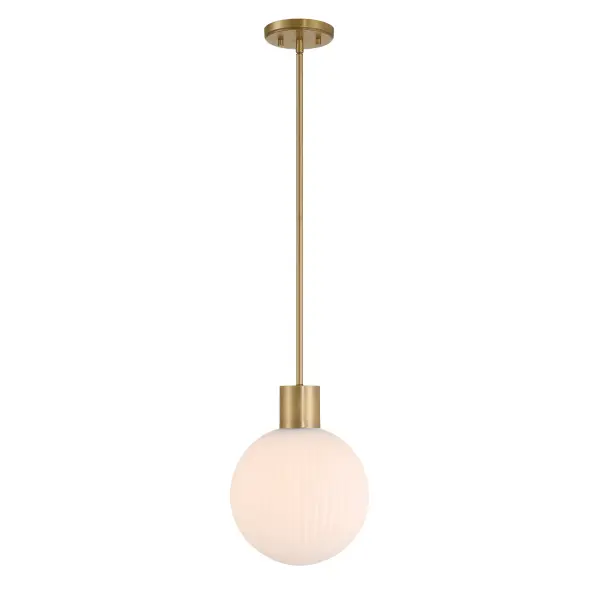 Fenton 10" 1-Light Pendant in Legacy Brass - Image 6