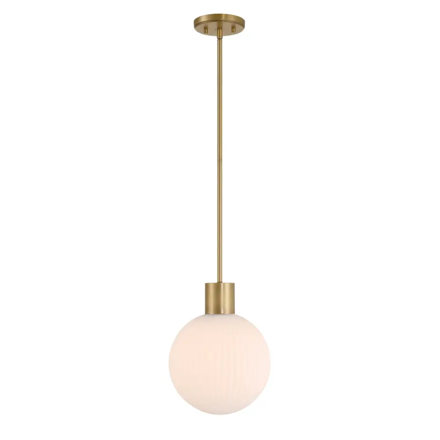 Fenton 10" 1-Light Pendant in Legacy Brass - Image 6